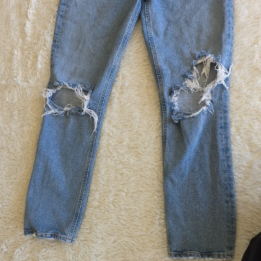AGOLDE Riley High Rise Straight Crop Jeans in Whiplash - Size 27 - Picture 3 of 5